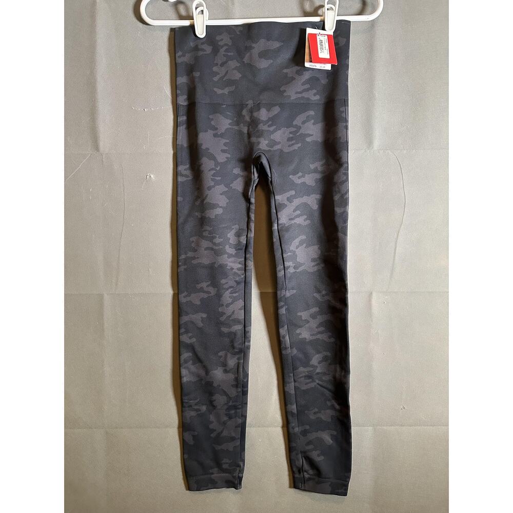 Spanx Leggings Womens Medium Camo Look At Me Now Seamless High Rise Yoga Gym